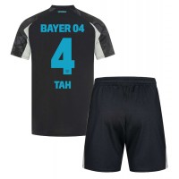 Echipament fotbal Bayer Leverkusen Jonathan Tah #4 Tricou Treilea 2024-25 pentru copii maneca scurta (+ Pantaloni scurti)